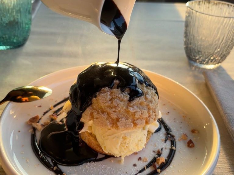 Profiterole au coeur glacé